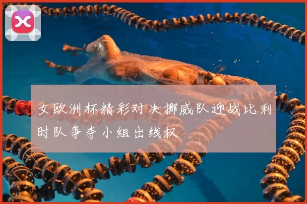 女欧洲杯精彩对决挪威队迎战比利时队争夺小组出线权