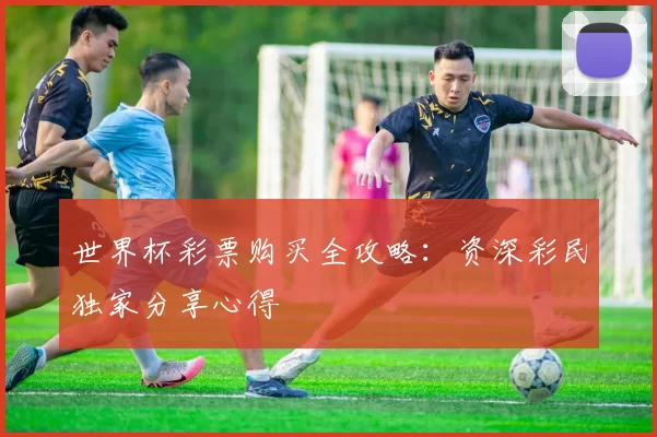 世界杯彩票购买全攻略:资深彩民独家分享心得