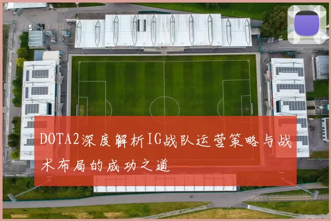 DOTA2深度解析IG战队运营策略与战术布局的成功之道