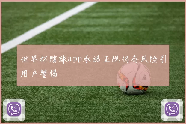 世界杯赌球app承诺正规仍存风险引用户警惕