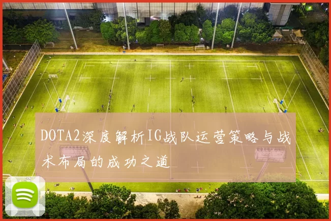 DOTA2深度解析IG战队运营策略与战术布局的成功之道