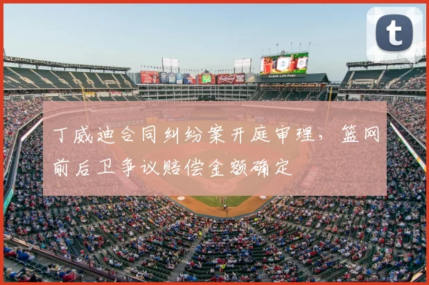 丁威迪合同纠纷案开庭审理，篮网前后卫争议赔偿金额确定